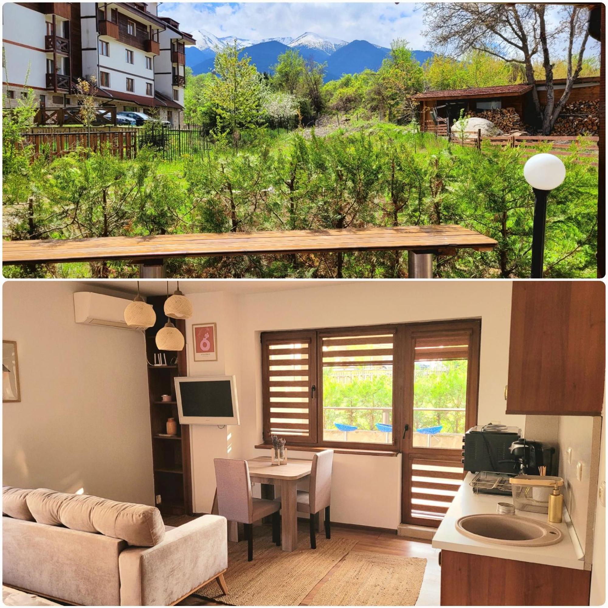 בנסקו Cozy & Stylish Flat With Amazing View, 2Min Walk To Ski Road, 7-8 Min To Gondola מראה חיצוני תמונה